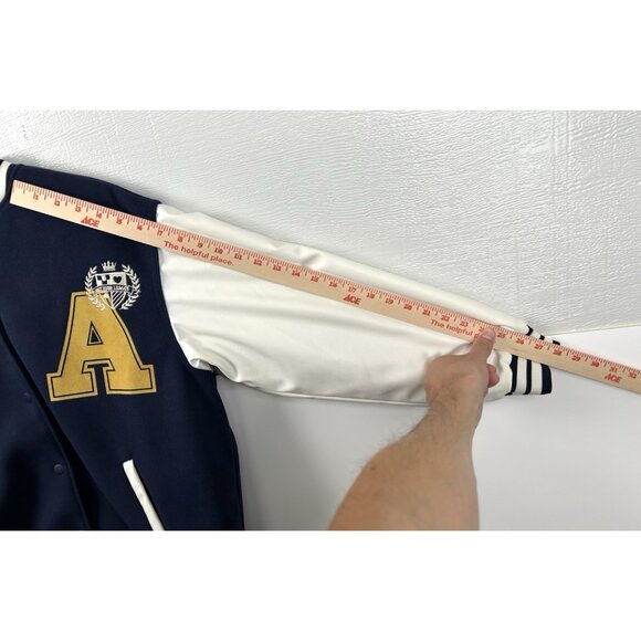 H&M Varsity Jacket Navy Small NWT Divided! - Picture 11 of 16
